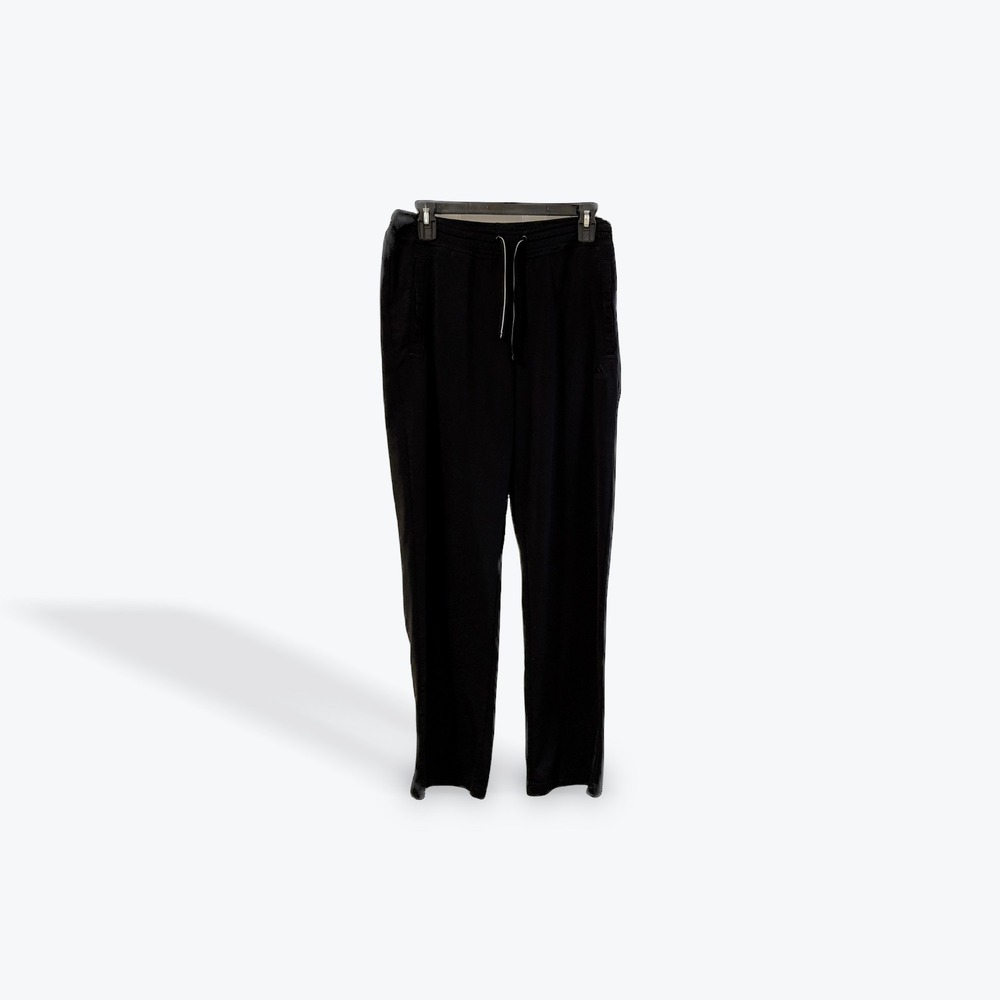 Adidas Black Athletic Track Pants Joggers‎ Women's Size M Drawstring Logo